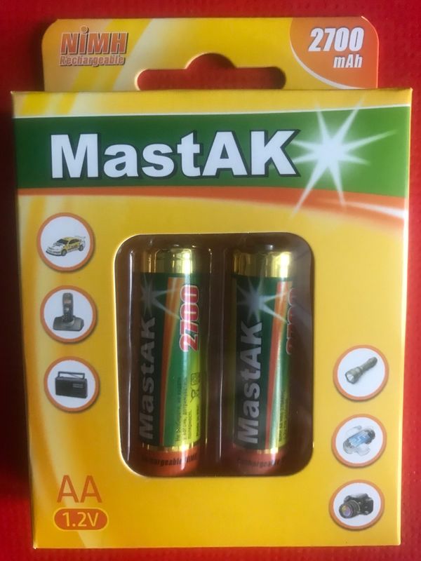 Акумулятор MastAK R06 2700 в картон жовт коробке mAh/2bl Ni-Mh ціна за блістер, в якому 2штуки (із з Ціна (цена) 200.00грн. | придбати  купити (купить) Акумулятор MastAK R06 2700 в картон жовт коробке mAh/2bl Ni-Mh ціна за блістер, в якому 2штуки (із з доставка по Украине, купить книгу, детские игрушки, компакт диски 0