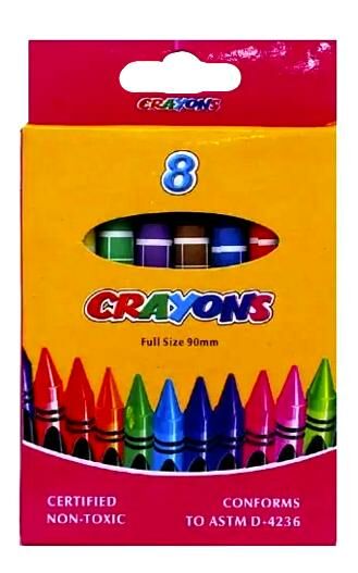 крейда воскова 8 кольорів  Crayons в асортименті Ціна (цена) 8.90грн. | придбати  купити (купить) крейда воскова 8 кольорів  Crayons в асортименті доставка по Украине, купить книгу, детские игрушки, компакт диски 0