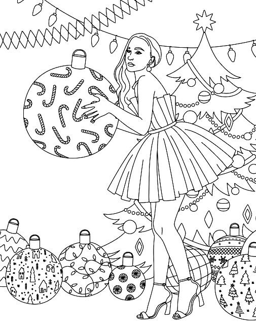 розмальовка #girls#fashion#christmas (блакитна) Ціна (цена) 103.00грн. | придбати  купити (купить) розмальовка #girls#fashion#christmas (блакитна) доставка по Украине, купить книгу, детские игрушки, компакт диски 2