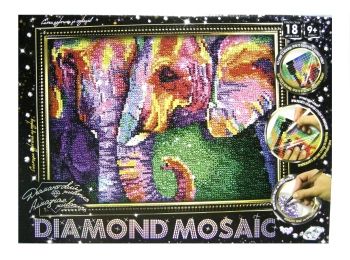 АКЦІЯ ! Алмазний живопис Слон Diamond mosaic DM-03-05  20х30см