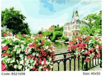 набір розпису по номерам амстердам розмір 40х50  артикул BS21698 brushme Брашми