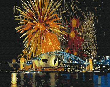 розпис по номерам сідней святкує розмір 40х50   BS52261 brushme Брашми