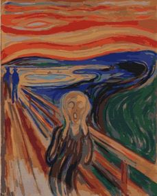 Розпис по номерах 40х50 BS322 Крик Едвард Мунк brushme Брашми