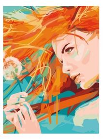 Розпис по номерах 40х50 10281-АС Сонячна дівчина "Art Craft" арт крафт