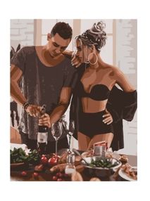 Розпис по номерах 40х50 10355-АС Романтичний ранок "Art Craft" арт крафт