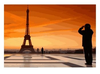 Розпис по номерах 40х50 11203-АС Площа Трокадеро "Art Craft" арт крафт