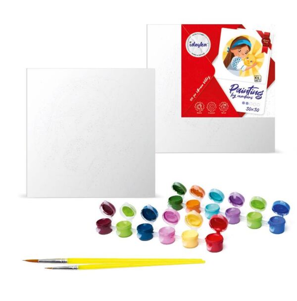 Розпис по номерах 30х30 KHO1359 Капібара в калюжі Ідейка Ціна (цена) 180.30грн. | придбати  купити (купить) Розпис по номерах 30х30 KHO1359 Капібара в калюжі Ідейка доставка по Украине, купить книгу, детские игрушки, компакт диски 1