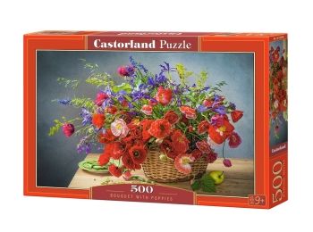 пазли castorland 500 елементів bouquet with poppies 53506 Ціна (цена) 160.40грн. | придбати  купити (купить) пазли castorland 500 елементів bouquet with poppies 53506 доставка по Украине, купить книгу, детские игрушки, компакт диски 0