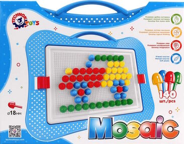 мозаїка для малюків 6 (3381) 140 елементів "Технок" мозаїка для малюків 6 (3381) 140 елементів "Технок"