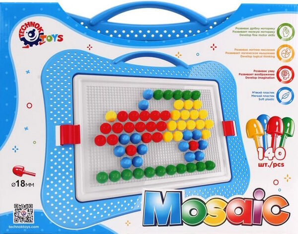 мозаїка для малюків 6 (3381) 140 елементів Технок Ціна (цена) 188.50грн. | придбати  купити (купить) мозаїка для малюків 6 (3381) 140 елементів Технок доставка по Украине, купить книгу, детские игрушки, компакт диски 0