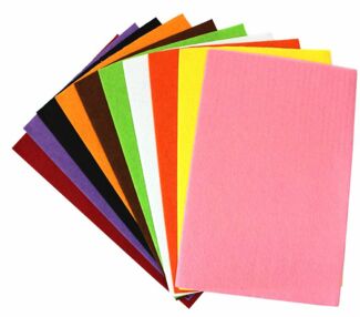 фетр набір а4 10 листів мікс товщина 2 мм фетр набір а4 10 листів мікс товщина 2 мм