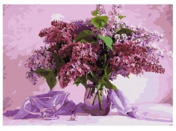 Розпис по номерах 40х50 BS34024 Улюблений бузок brushme Брашми