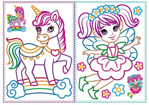 Велика розмальовка дівчатам для гуаші та акварелі Ціна (цена) 67.94грн. | придбати  купити (купить) Велика розмальовка дівчатам для гуаші та акварелі доставка по Украине, купить книгу, детские игрушки, компакт диски 1