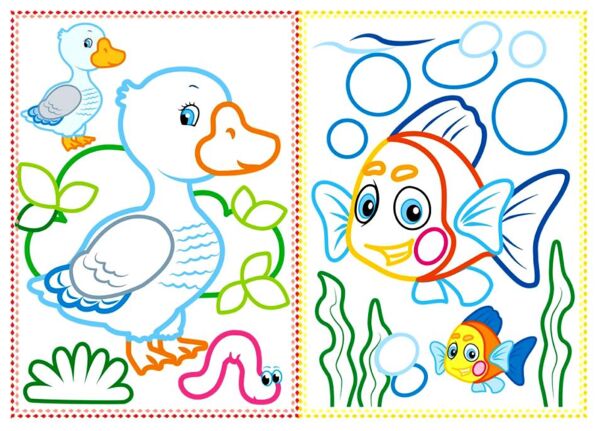 Велика розмальовка звірятка для гуаші та акварелі купити Ціна (цена) 67.94грн. | придбати  купити (купить) Велика розмальовка звірятка для гуаші та акварелі купити доставка по Украине, купить книгу, детские игрушки, компакт диски 1