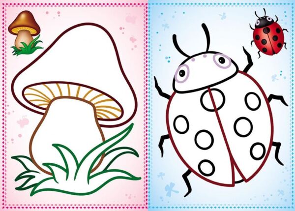 Велика розмальовка малюкам для гуаші та акварелі Ціна (цена) 67.08грн. | придбати  купити (купить) Велика розмальовка малюкам для гуаші та акварелі доставка по Украине, купить книгу, детские игрушки, компакт диски 3