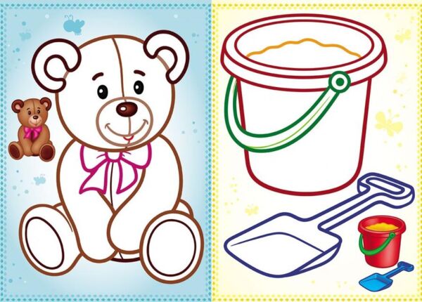 Велика розмальовка малюкам для гуаші та акварелі Ціна (цена) 67.08грн. | придбати  купити (купить) Велика розмальовка малюкам для гуаші та акварелі доставка по Украине, купить книгу, детские игрушки, компакт диски 2