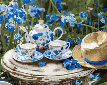 Розпис по номерах 40х50 КНО5703 Ранковий чай "Ідейка"