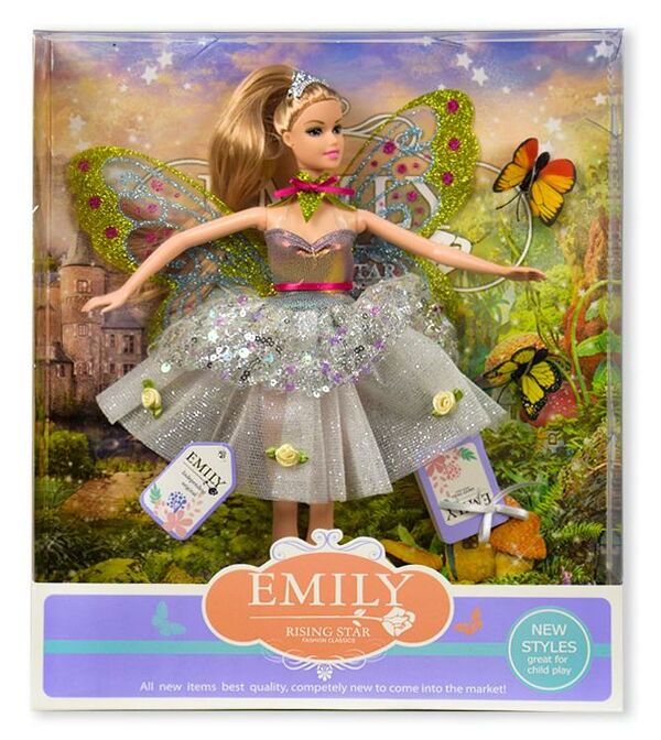 лялька Emily фея 29 см з аксесуарами QJ080 Ціна (цена) 189.20грн. | придбати  купити (купить) лялька Emily фея 29 см з аксесуарами QJ080 доставка по Украине, купить книгу, детские игрушки, компакт диски 0