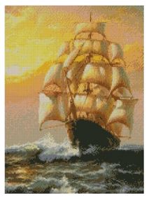 Алмазна мозаїка 40х50 АМО7009 У променях сонця "Ідейка"