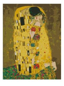 Алмазна мозаїка 40х50 АМО7045 Аура поцілунку Густав Клімт "Ідейка"