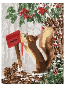 Розпис по номерах 40х40 КНО4095 Маленьке більчатко "Ідейка"