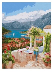 Розпис по номерах 50х50 КНО3592 Которська бухта "Ідейка"