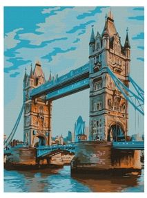 Розпис по номерах 50х50 КНО3598 Тауерський міст "Ідейка"