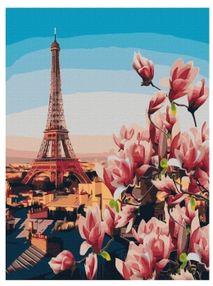 Розпис по номерах 50х50 КНО3601 Паризькі магнолії "Ідейка"