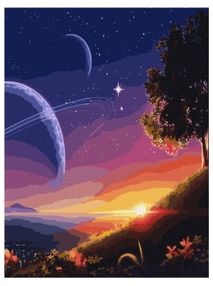 Розпис по номерах 50х50 КНО9545 Шлях до космосу "Ідейка"