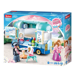конструктор М38-В0865 Sluban для дівчаток студія на колесах 184 деталі