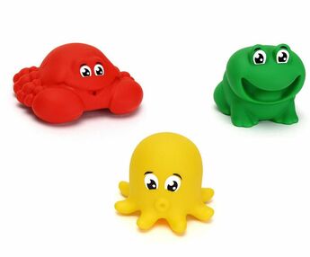 набір для купання (7471) тваринки бризкалки Технок кольори в асортименті