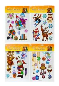 Іграшка нов Наклейка новорічна 92845-PN 21х33 см