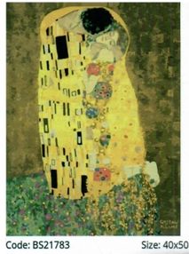 Розпис по номерах 40х50 BS21783 Поцілунок Густава Клімта brushme Брашми