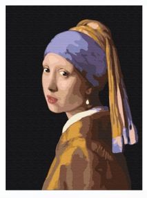 Розпис по номерах 40х50 BS/G223 Дівчина з перловою сережкою brushme Брашми