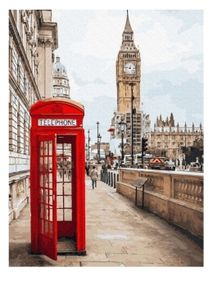Розпис по номерах 40х50 BS26716 Символи Лондона brushme Брашми