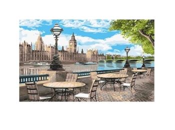 Розпис по номерах 40х50 GX25070 Набережна Лондона brushme Брашми
