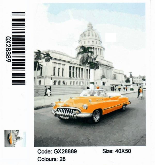 Розпис по номерах 40х50 GX28889 Кубинське ретро brushme Брашми Ціна (цена) 157.90грн. | придбати  купити (купить) Розпис по номерах 40х50 GX28889 Кубинське ретро brushme Брашми доставка по Украине, купить книгу, детские игрушки, компакт диски 1