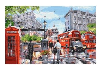 Розпис по номерах 40х50 GX32733 Літо в Лондоні brushme Брашми