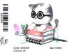 Розпис по номерах 40х50 GX8399 Котик-відмінник brushme Брашми Ціна (цена) 139.10грн. | придбати  купити (купить) Розпис по номерах 40х50 GX8399 Котик-відмінник brushme Брашми доставка по Украине, купить книгу, детские игрушки, компакт диски 1