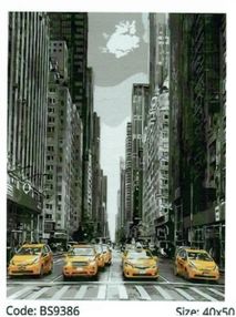 Розпис по номерах 40х50 GX9386 Нью-Йоркське таксі brushme Брашми