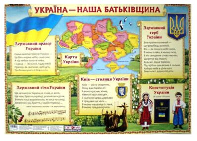 плакат україна - наша батьківщина    (формат А-2)