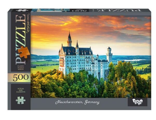 пазли 500 елементів С500-14-02 Neuschwanstein, Germany Ціна (цена) 74.20грн. | придбати  купити (купить) пазли 500 елементів С500-14-02 Neuschwanstein, Germany доставка по Украине, купить книгу, детские игрушки, компакт диски 0