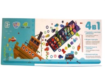 гра деревяна md 2772 центр розвиваючий цифри риболовля кільця