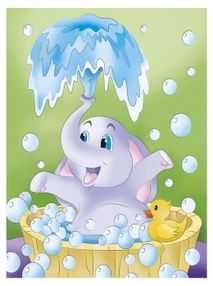 ИД Розпис по полотну 25х30 7166 Банний день "Ідейка"