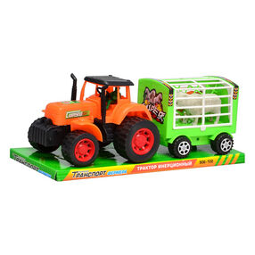 трактор з причепом тваринами 906-102
