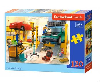 пазли castorland 120 елементів автомайстерня артикул 13531