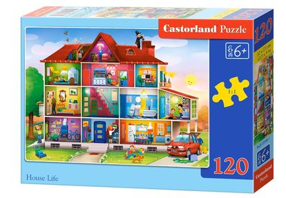 пазли castorland 120 елементів 13548 домашнє життя артикул