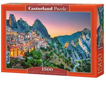 пазли 1500 елементів  артикул 151912 sunrise over castelmezzano