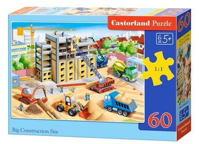 пазли castorland 60 елементів велике будівництво артикул 066223