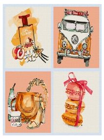 Розпис по номерах 40х40 КНО5023 Пудрове щастя "Ідейка"